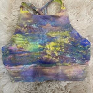 Colorful Lululemon Racerback Crop Top